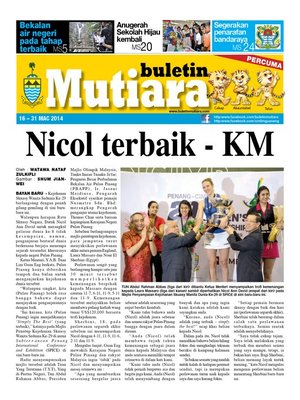 cover image of Buletin Mutiara 16-31 Mac 2014